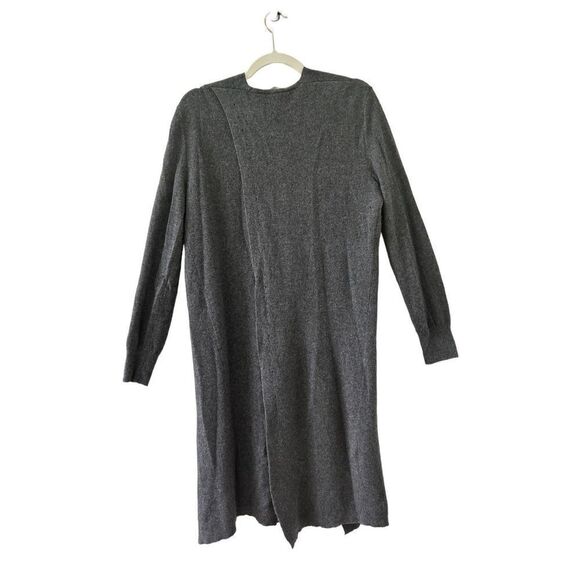 Athleta Open Front Cardigan Long Sweater Women’s Gray Size Medium - Picture 3 of 4